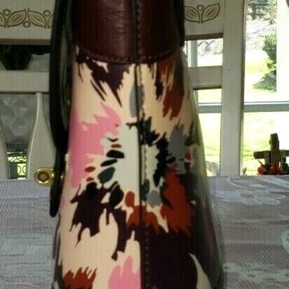 Fossil Clara Bucket Satchel Crossbody Handbag w/Logan RFID Wallet, EUC - Picture 4 of 11